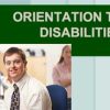 orientation disabilities course