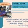 visual resume sample