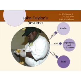 visual resume sample