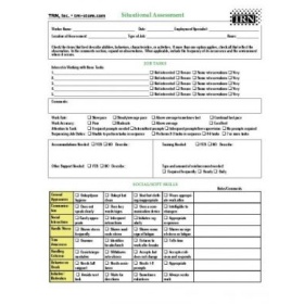 Cover of situational assessment form