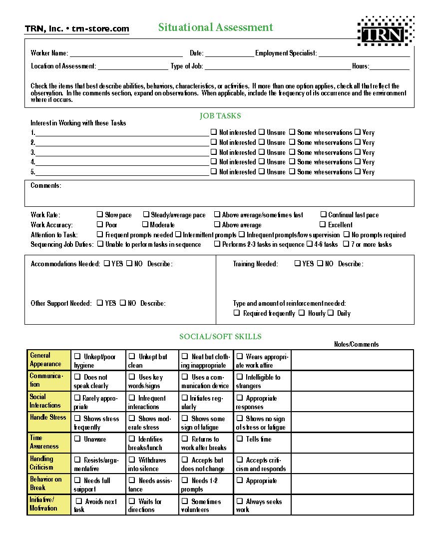 assessment-situational-assessment-trn-online-disability-training