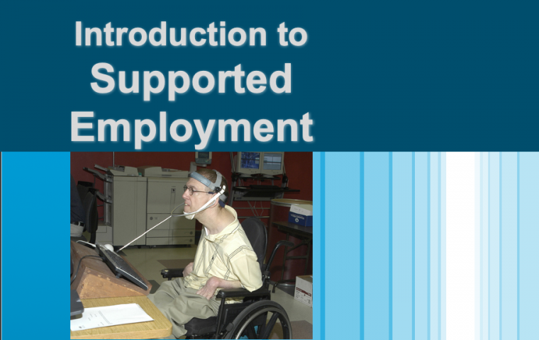 Introduction to Supported Employment Course