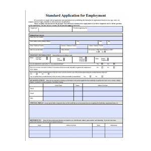 job application activity