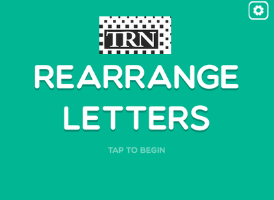Rearrange letters game
