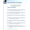 Job Interview Checklist