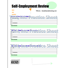 Self-Employment Review